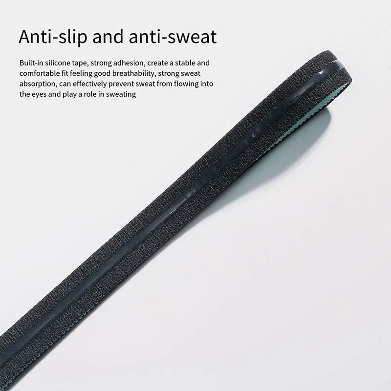 Yoga Headband Jogging Sweat-absorbent Belt Silicone Non-slip Antiperspirant Sports Headscarf Ladies
