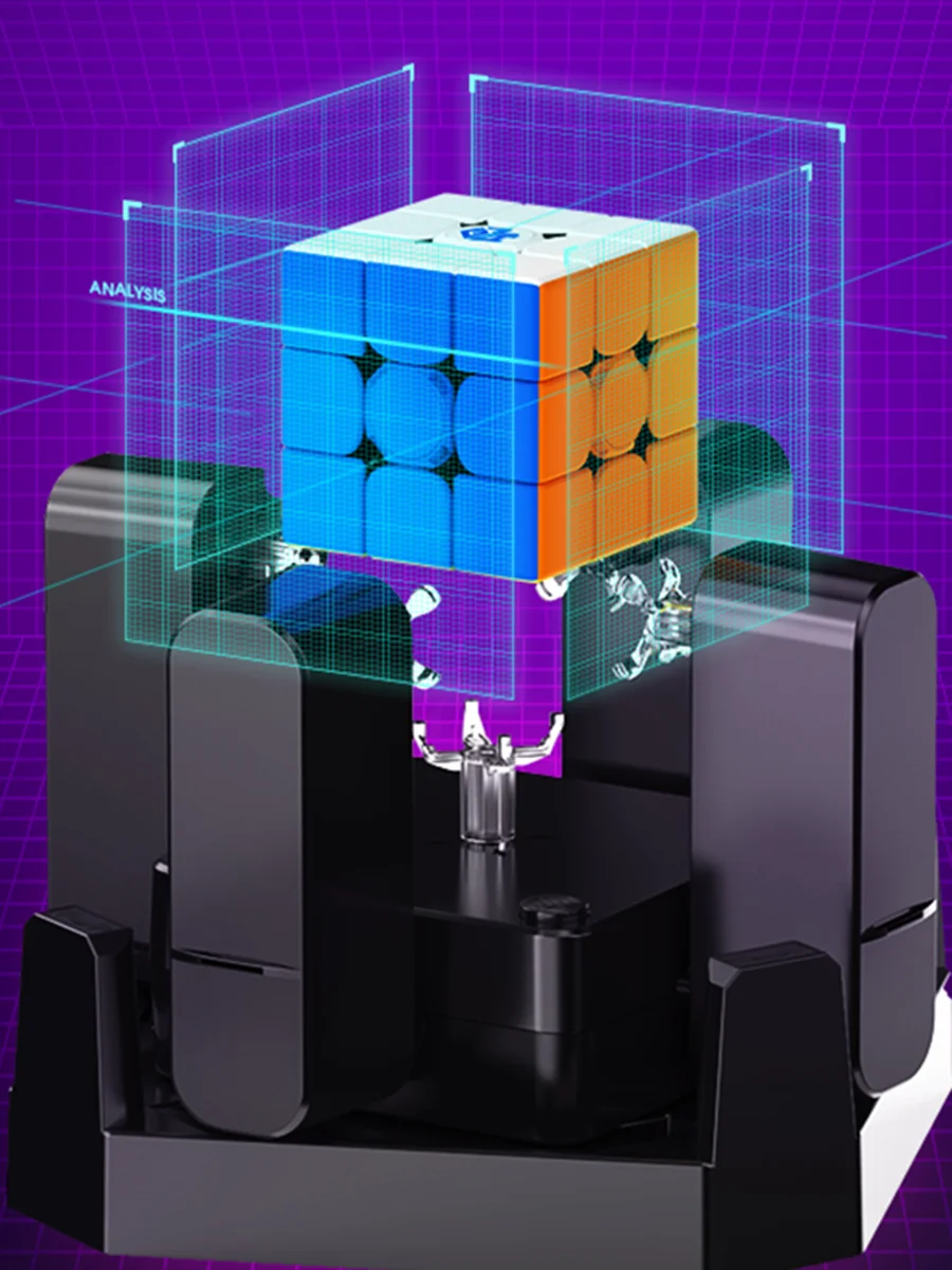GAN Cube Robot Magic Puzzle 3x3x3  Recovery Helper Machine Bluetooth Connection To App For AI Cube 3X3 GAN356i3 GAN356i Carry 3