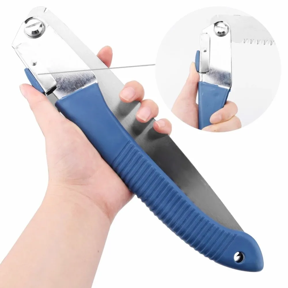Portable Folding Hand Saw Home Manual Pruning Hacksaws Garden Folding Trimming Saw High Carbon Steel Anti-Skip Hand Tools