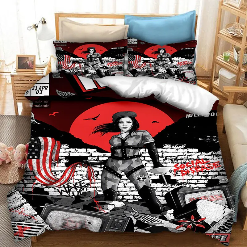 Housse de Couette Marvel Black Widow