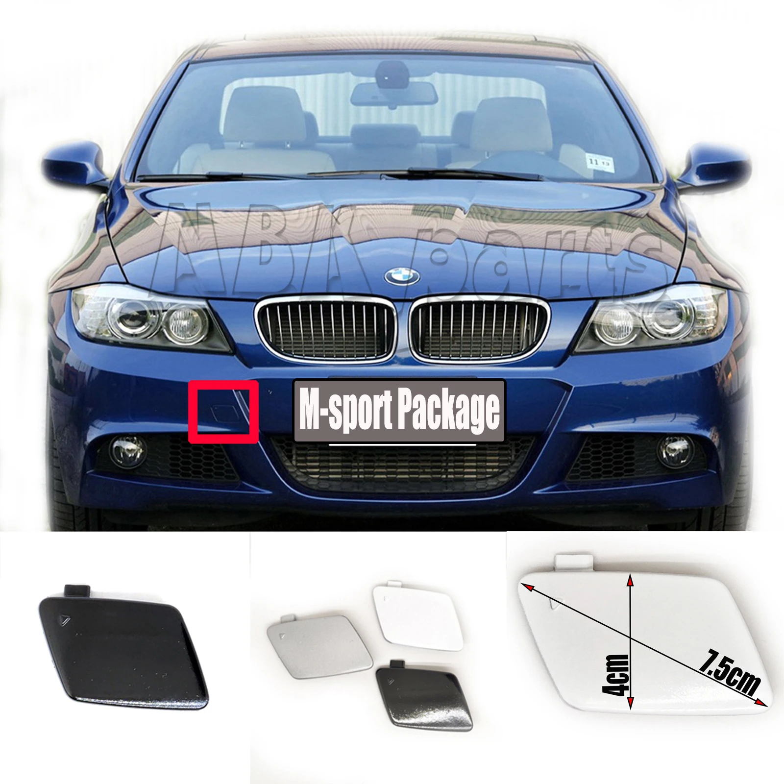 Paraurti anteriore BMW 3 E90 E91 LCI 09-11 look pack M 