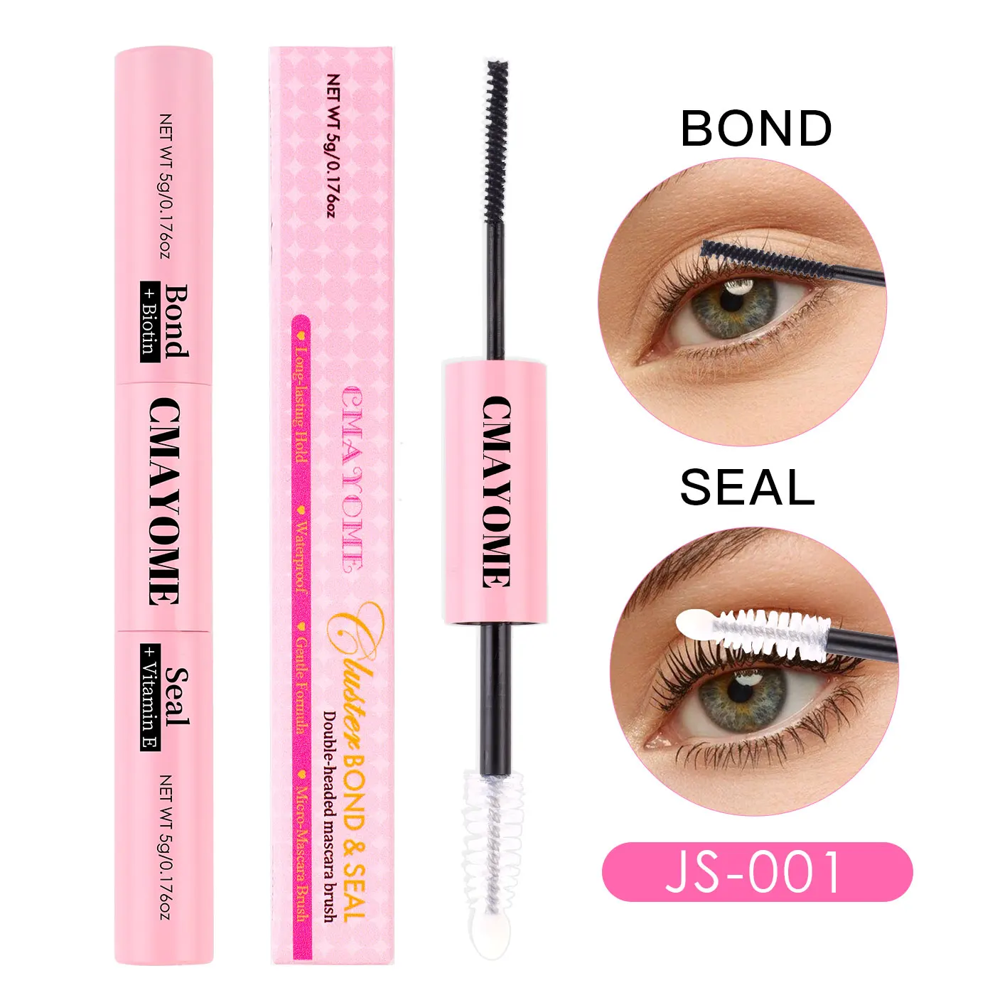 Eyelash Gluing and Sealing for Eyelash Clusters Strong Fixed Eyelashes Extension Glue Lasting 48H Eyelash Gluing Glue Removal