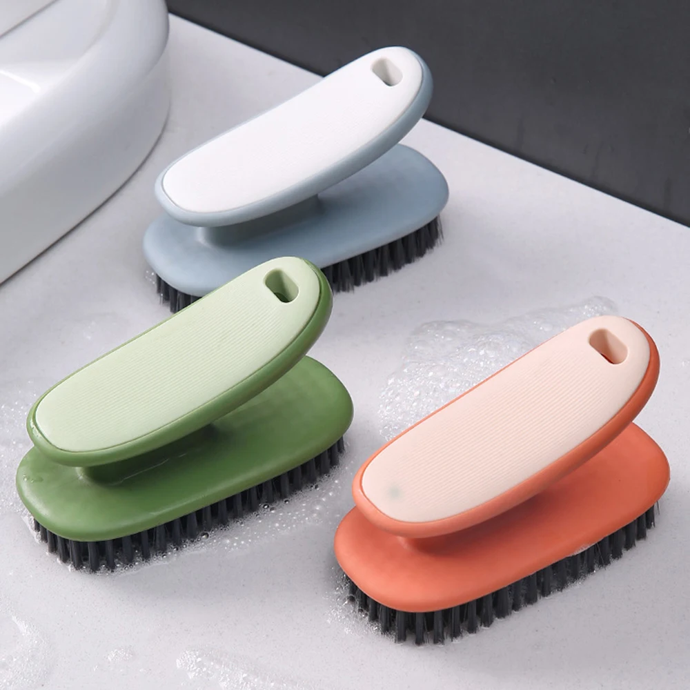 

Household Shoe Brush Portable Plastic Cleaning Brush with Comfortable Handle Household Cleaning Accessories Home Travel Tool