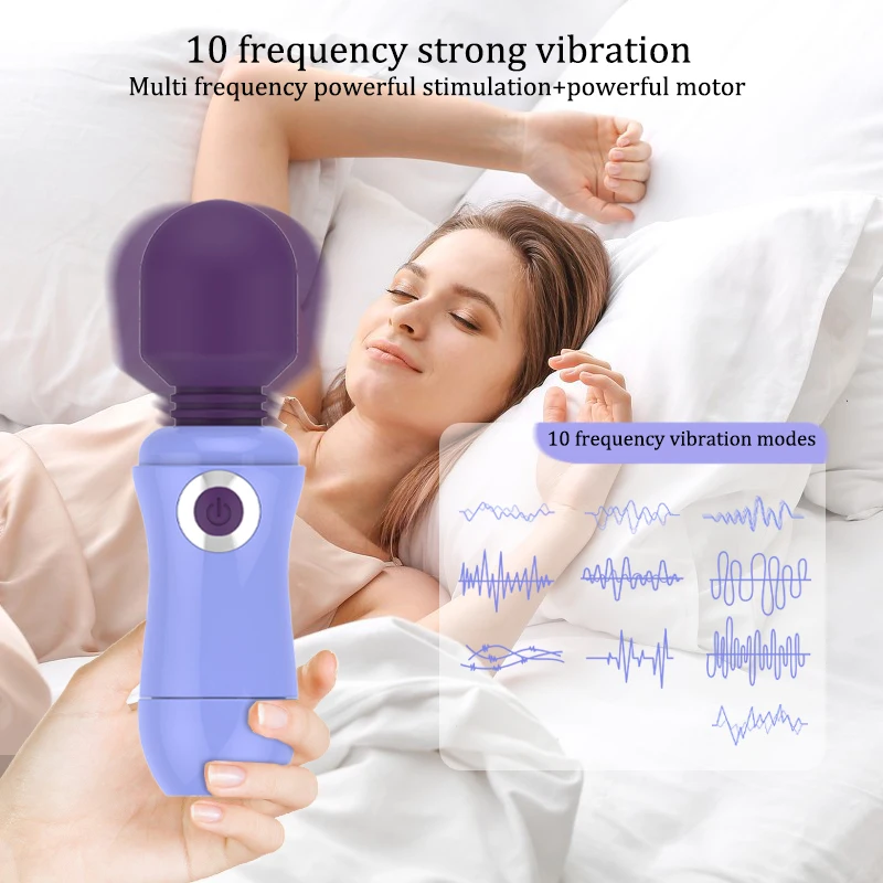 10 geschwindigkeiten AV Zauberstab Leistungsstarke Klitoris Vibrator Für Frauen G spot Massager Stimulator Weibliche Masturbator Sex Spielzeug Für Erwachsene 1