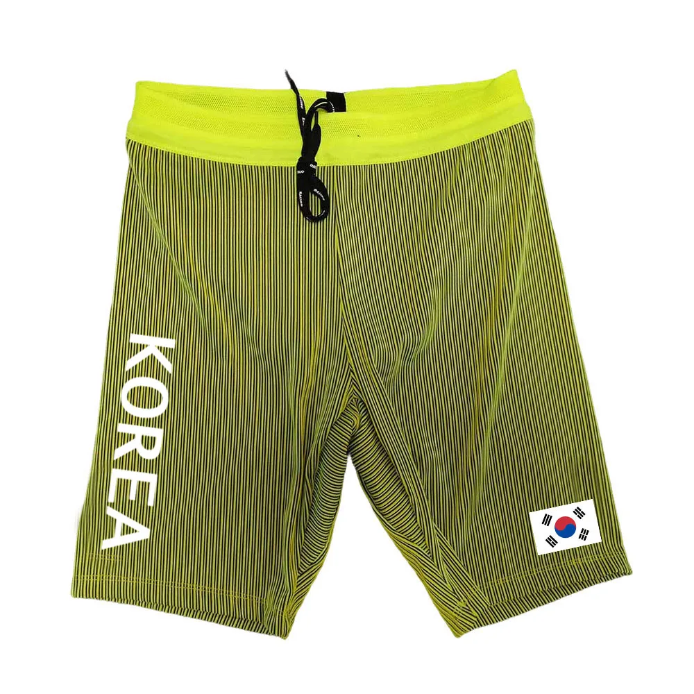 Korea Running Sportswear Men's Sports Lycra Running Man Tights Trousers Leggings Pants Gym Fitness Shorts Male Marathon sports leggings compression pants