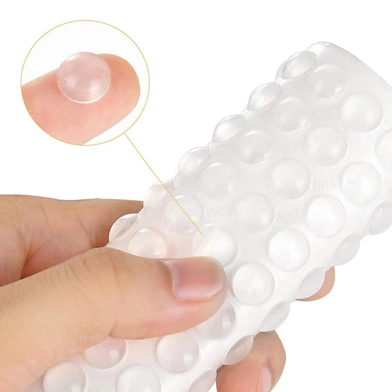 Rubber Door Stoppers Rubber Furniture Pads Strong Self-Adhesive Clear Door Stopper Rubber Damper Buffer
