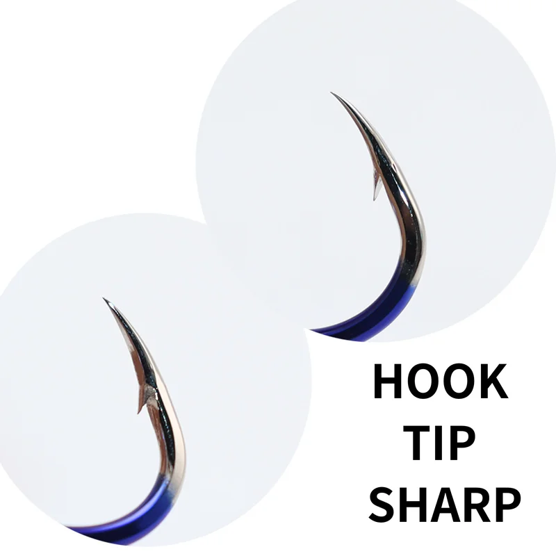 ZYZ Fishing Hooks 12 Sizes For Different Sea and Freshwater Fish