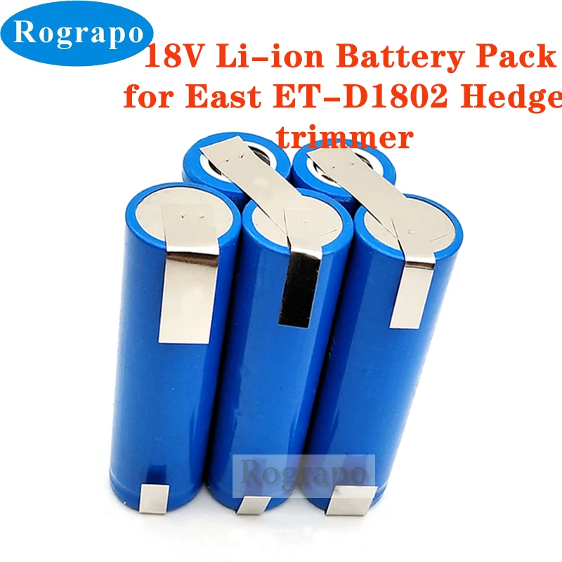 New 18V 3400mAh 18650 Liion Battery Pack for East ETD1802 Hedge Trimmer Grass Lawn Mower DIY