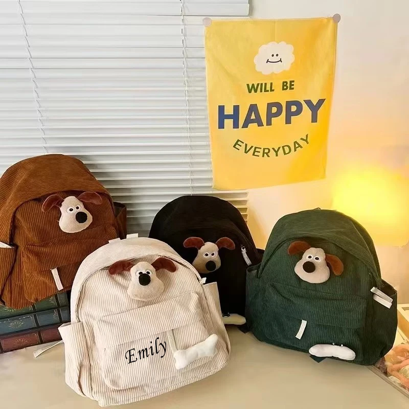 Personalized Printed Children's Backpack, Cute Puppy Doll Accessories, Lightweight Children's Backpack For Both Boys And Girls 1