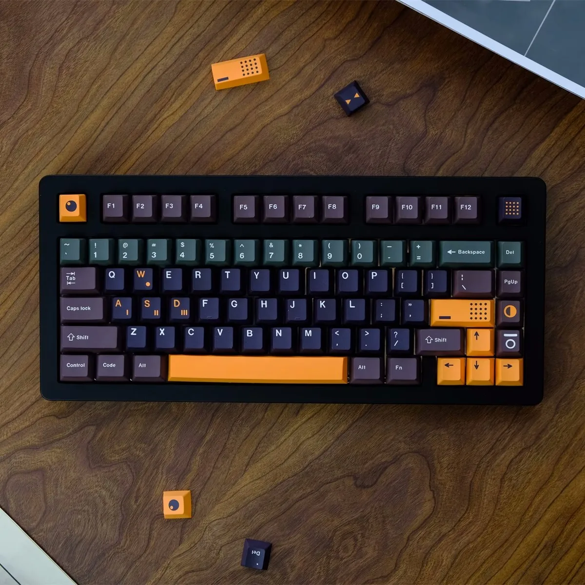 Gmk Resonance Keycaps Cereja Caps Perfil Chave Sublimação Dye Pbt Interruptor mx 61 64 68 75 87 104 911 Chaves - Imagem 4