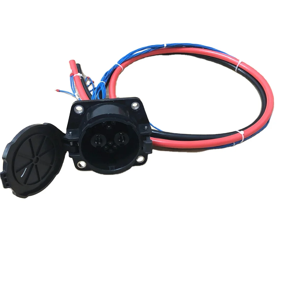 중국 DC 충전기 커넥터, EV 플러그, 60A 90A 125A 150A 200A