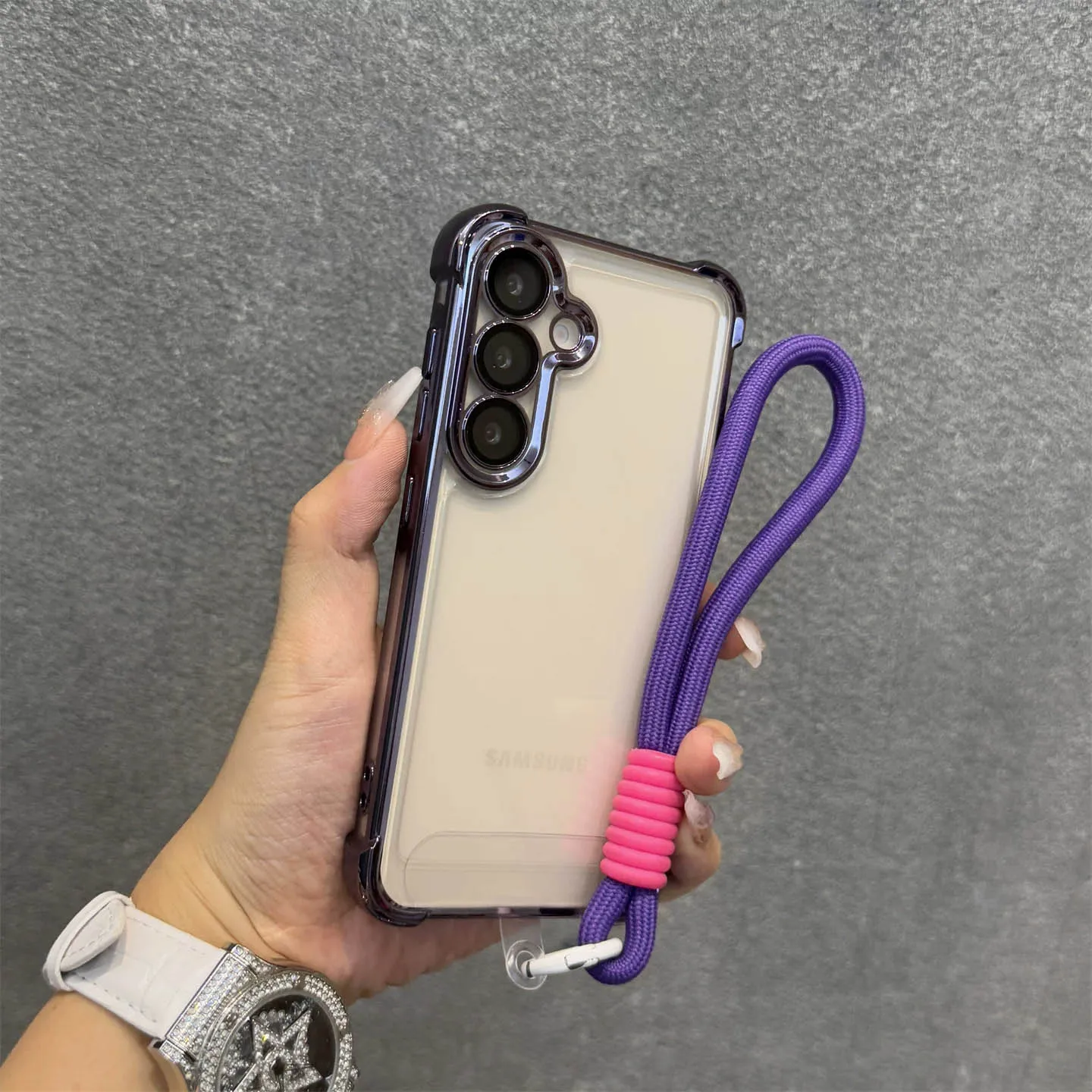 3D Electroplating Hand Strap Back Cover