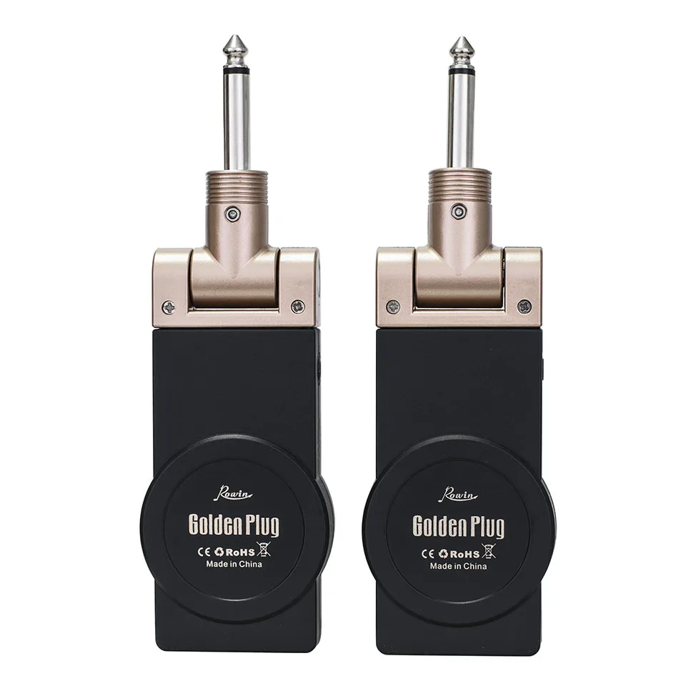 Sistema Wireless Per Chitarra 2,4 GHz Con 8 Canali, Ricaricabile, Trasmettitore A Testa Girevole 282° Per Basso E Strumenti A Fiato