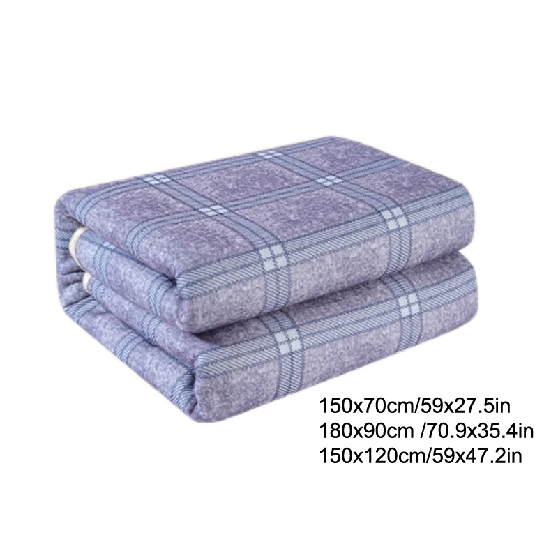 Security Plush Electric Blanket Bed Thermostat Electric Mattress, Soft Heating Blanket, Warm Heater Carpet, 220V
