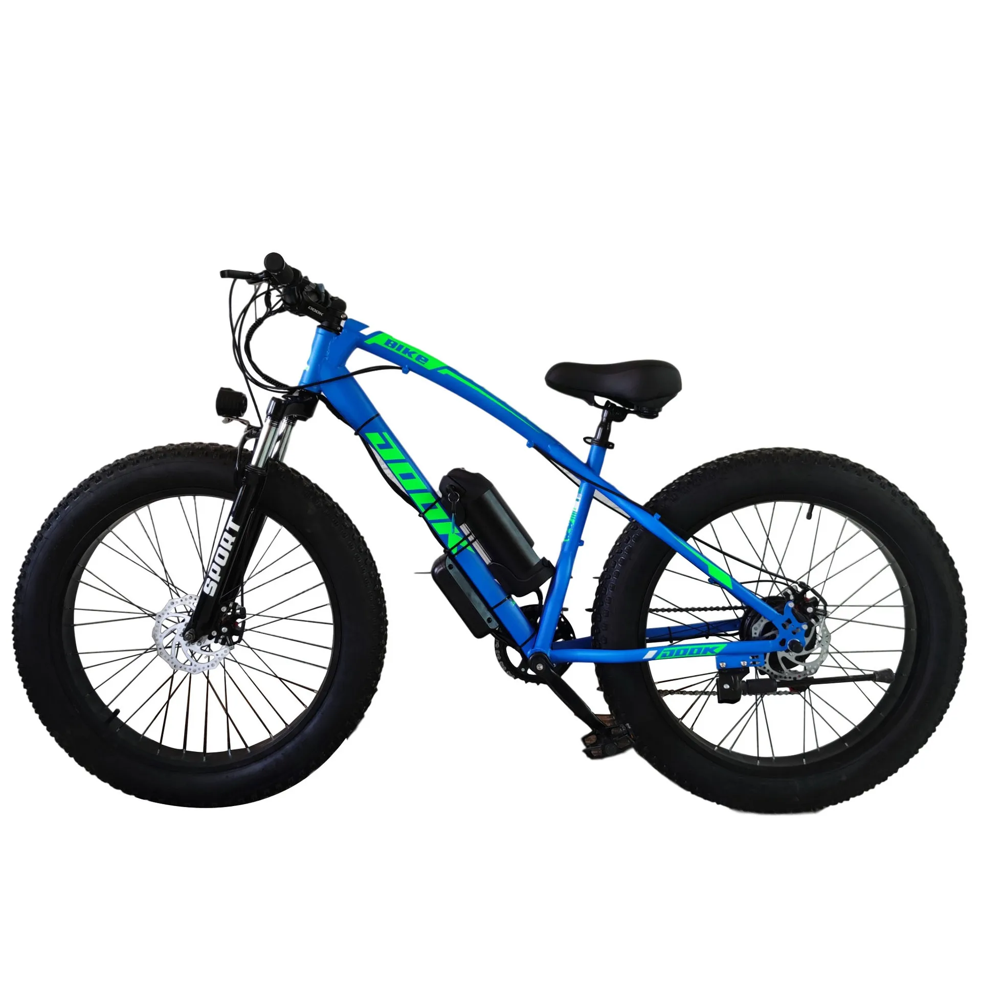 26-Inch Mountain Snow Bike Electric Lithium Fat Tire Electric Mountain Bicycle