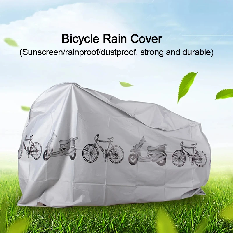 Bicycle Cover Motorcycle Rain Outdoor Protection Waterproof Dustproof Anti-UV MTB Bike All Seasons Bike Accessories