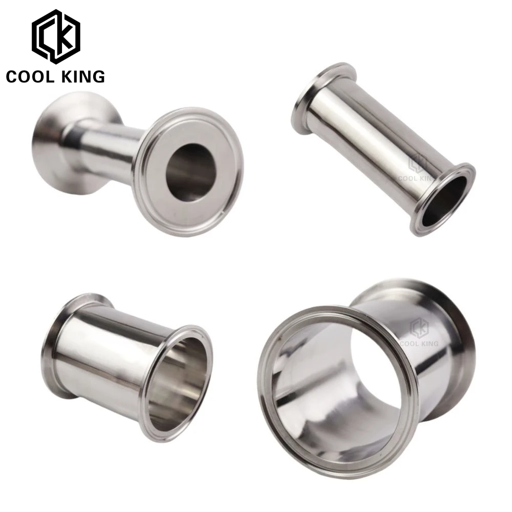 Pipe fitting water pipe fitting hose pipe fitting 3/4&rdquo; 1&rdquo; 1-1/2&rdquo; 2&rdquo; 3&rdquo; （19-76mm）Sanitary Tri Clamp Type Spool Tube Ferrule Clamp SS304 100mm 500mm Length Tube