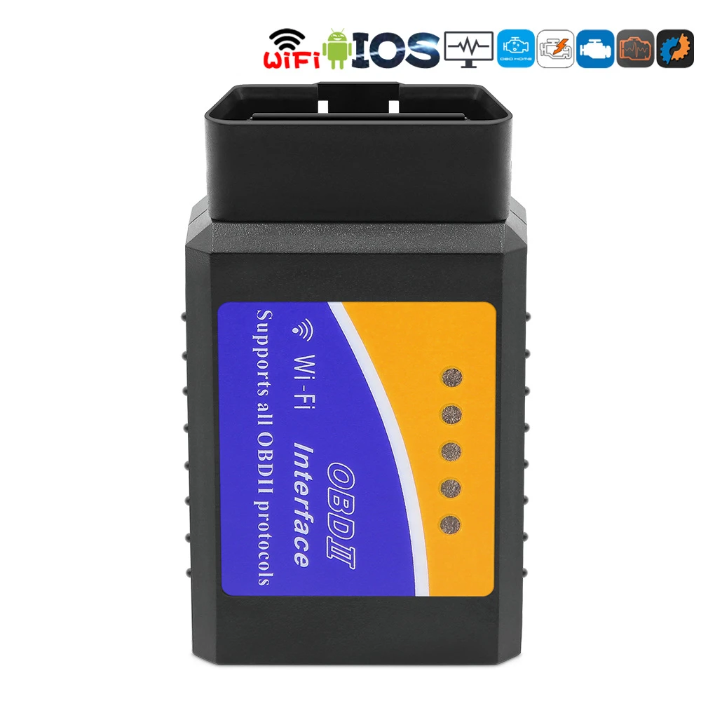 Elm Wifi/bluetooth 4.0/2.0 Wired/wireless Elm327 V1.5 Mini Obd2 Scanner ...