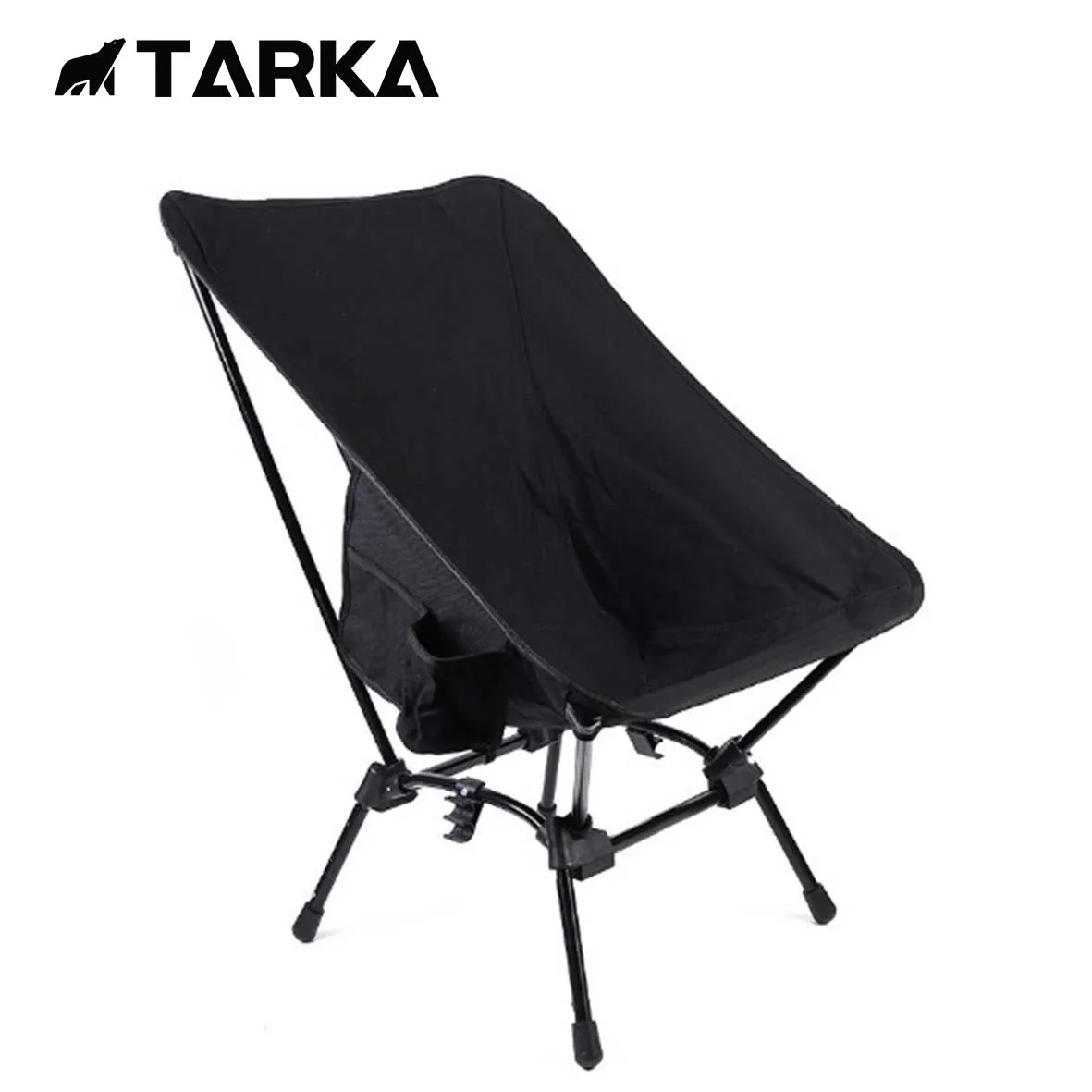 

TARKA Square Camping Folding Chairs Adjustable Heights Foldable Chair Backrest Fishing Chairs Tourist Lightweight Moon Chair