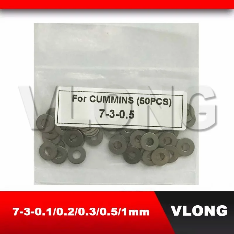 Diesel Fuel Injector 7-3-0.1MM Adjust The Pressure Washer Shims Adjustment Washer Adjusting Pressure Pad