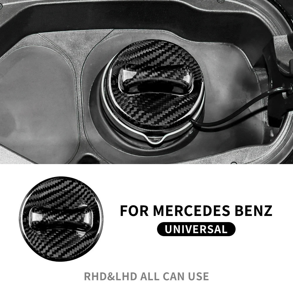 Sleek Dry Carbon Fiber Universal Car Fuel Tank Cap