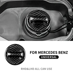 Sleek Dry Carbon Fiber Universal Car Fuel Tank Cap (Style B Blcak)