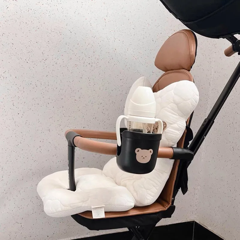 

Korea Style Cartoon Bear Baby Stroller Accessories Cup Mobile Phone Holder Children Tricycle Bicycle Cart Bottle Rack Milk Water