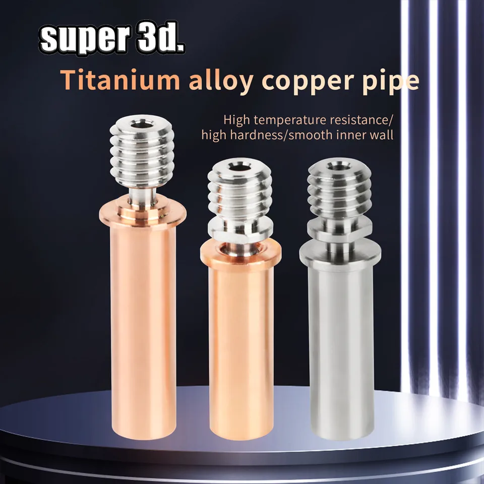 Bi-Metal Heatbreak Rame/Titanio TC4 Per Stampanti 3D Anycubic Mega S, Pro, Vyper, Chiron, Kobra Max - 2