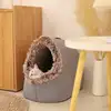 Cat Bed Comfortable Pet Sleeping Bed, Portable Cat Bed Warm And Thickened Pet Bed With Handle Portable Cat Bed Winter Pet Suppli 4