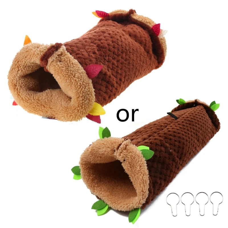 

Small Pet Warm Bed Cage Hanging Hammock Tunnel Toy for Hamster Chinchilla Hideout Machine Washable Dropship