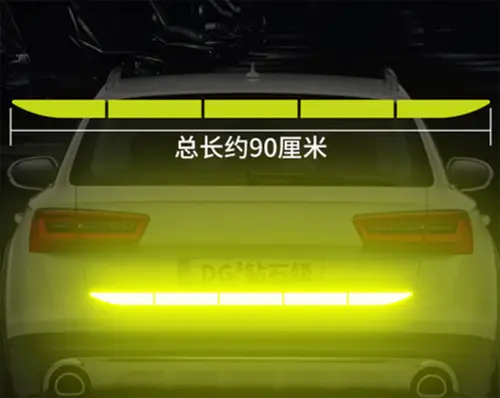 Car Sticker Reflective Warning Safety Tape Anti Collision Warning Reflective Stickers Automobile Trunk Reflectante Accessories - Image 11