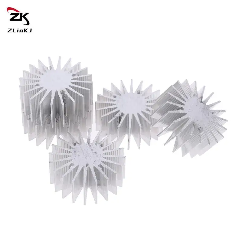 5PCS LED Heatsink Radiator Aluminum 1W 3W Heat Sink Radiator for Household Lamp Replaceable 36mmX15mm