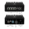 12th Gen Intel N100 Mini PC 4 LAN i226-V 2.5G N6000 N5105 J4125 NVMe Firewall Router Fanless Mini Computer Proxmox pfSense Box 3