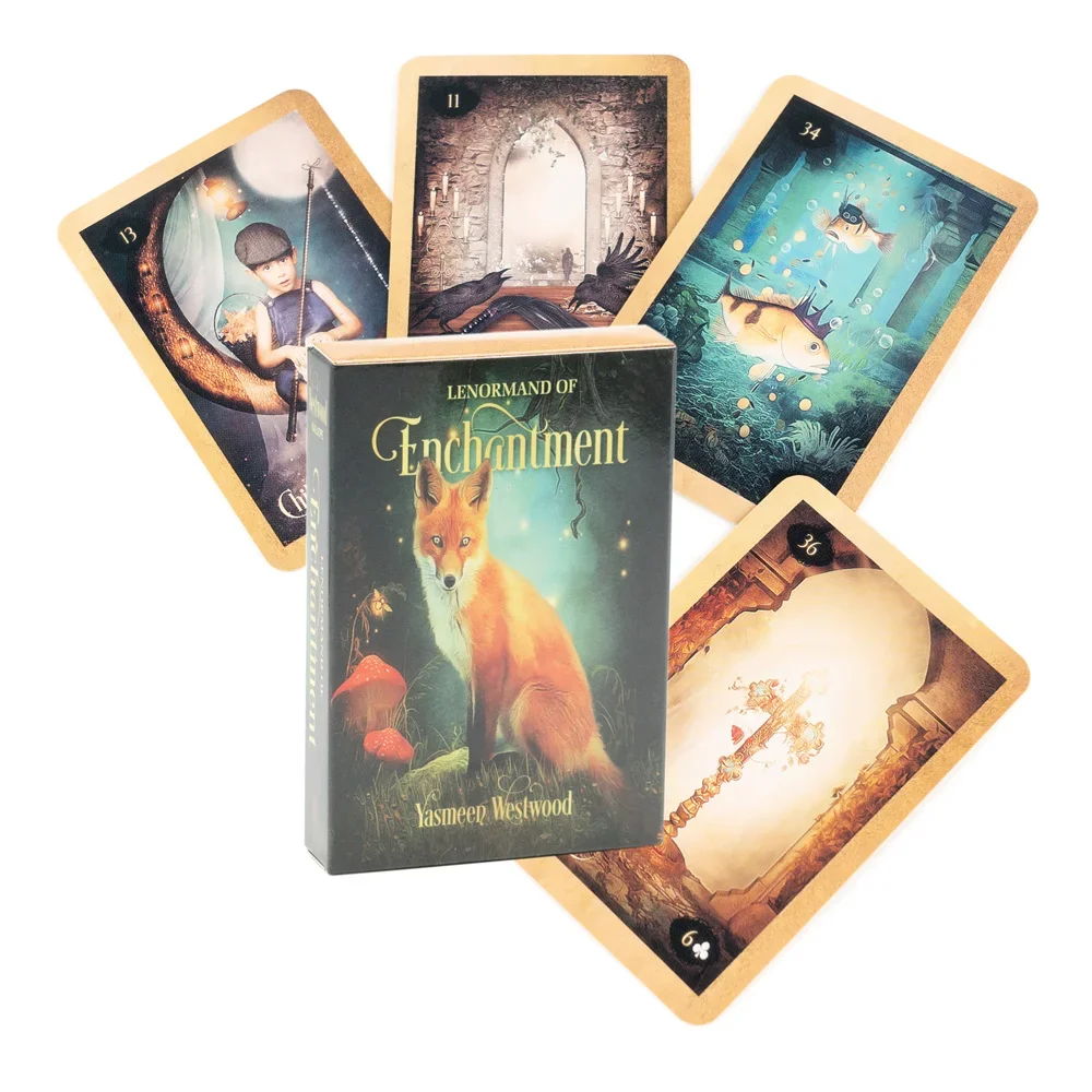 

Divination Lenormand of Enchantment Lenormand Deck Augur New Tarot Oracle Card Game Sixth Sense Decks