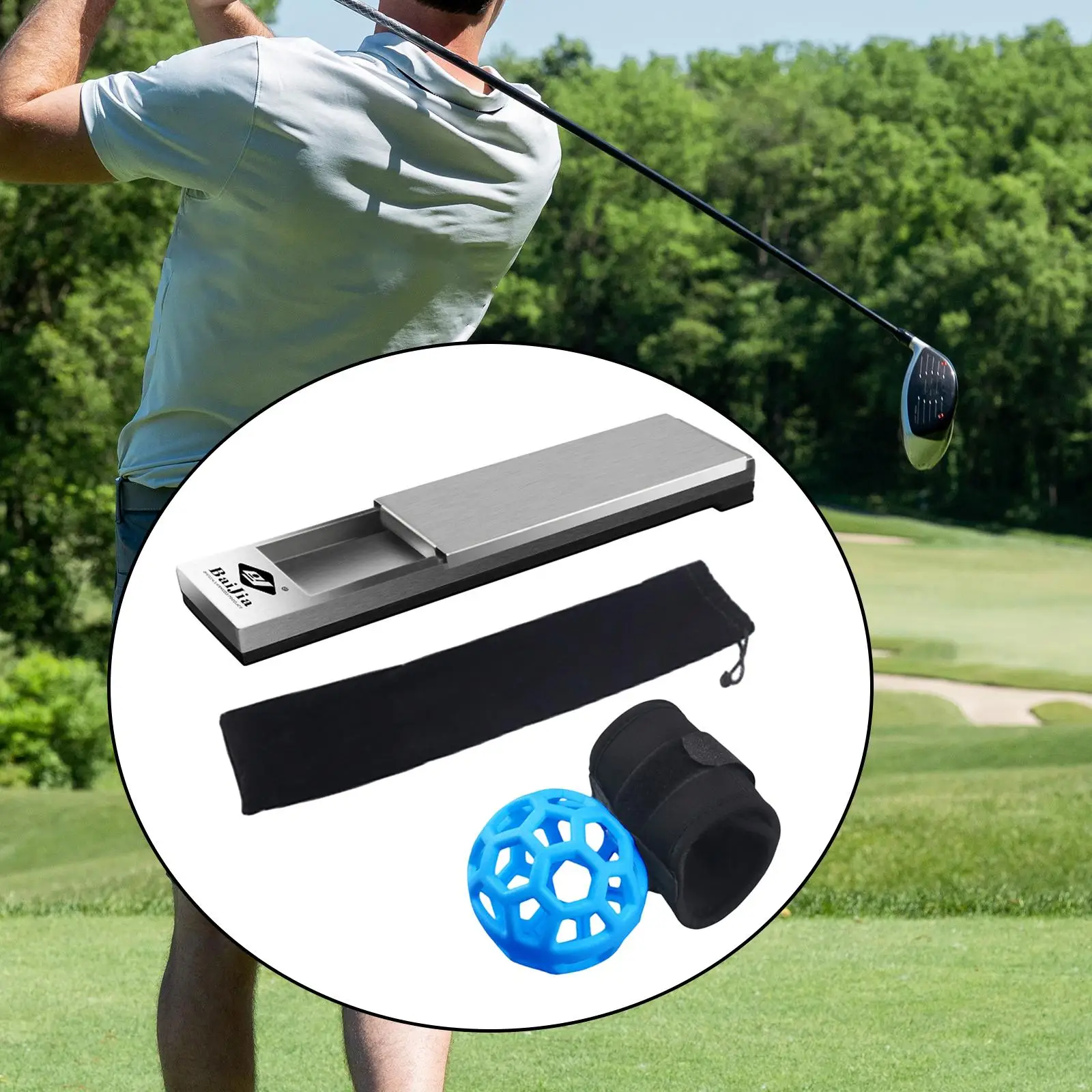 

Golf Swing Trainer Box Wrist Band Portable Position Correction for Adults