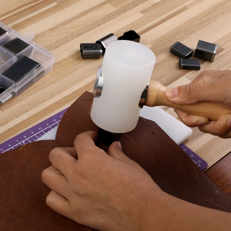 24/39/52 Pcs Sharp Hollow Punch Cutter Tools Kit Stainless Steel Leather Punching Die Cutting Mold Manual Hole Puncher Set leather hole puncher leather hole punch leather punch tool round hole punch cutter set hole punch cutter set round hole punch set