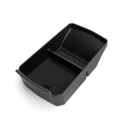 Enhanced Car Armrest Storage Box - Central Control Container for Interior Organization (Black)
