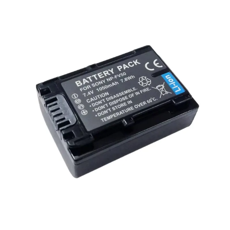 NP-FV50 7.2V 1050mAh for Sony FV30 FV40 FV50 FV60 FV70 HDR-CX150E 180E 210E 270E