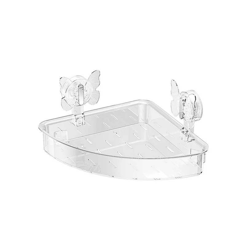 Wall Mounted Bathroom Storage Basket Plastic Ample Space Shower gel shampoo Toiletries Bathroom Organizer Tidy Look Accessories