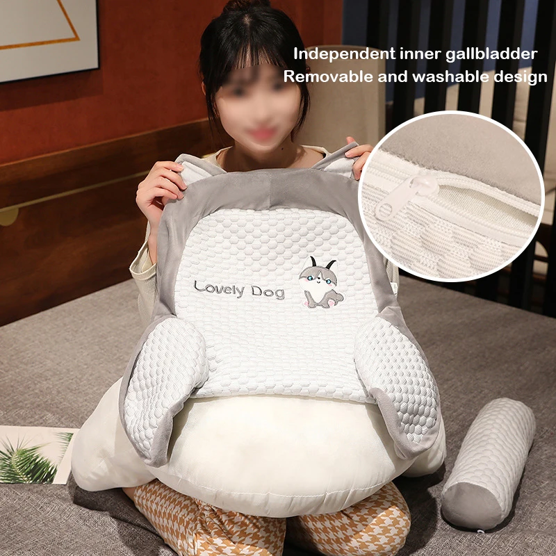 YOMDID All Season Reading Pillow Office Sofa Bedside Back Cushion for Chair Bed Lumbar Support Cushions Backrest with Headrest reading pillow sofa pillow sofa cushion