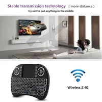 Backlit Mini Wireless Keyboard French Azerty Language Air Mouse With Touchpad RGB PC TV Box Keybord Gamer Air Kit Key Pad Keypad - Image 3