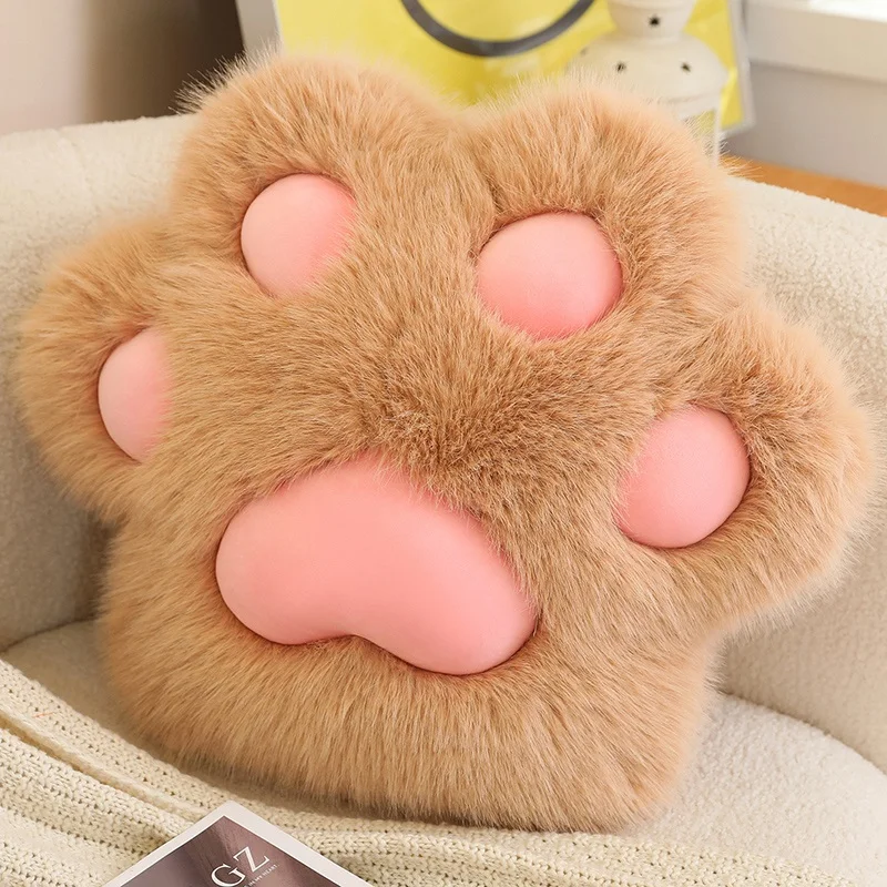 Kawaii Cat Paw Throw Pillow Stuffed Soft Claw Plush Toy Sofa Home Decoration Sleeping Doll Holiday Gift 3