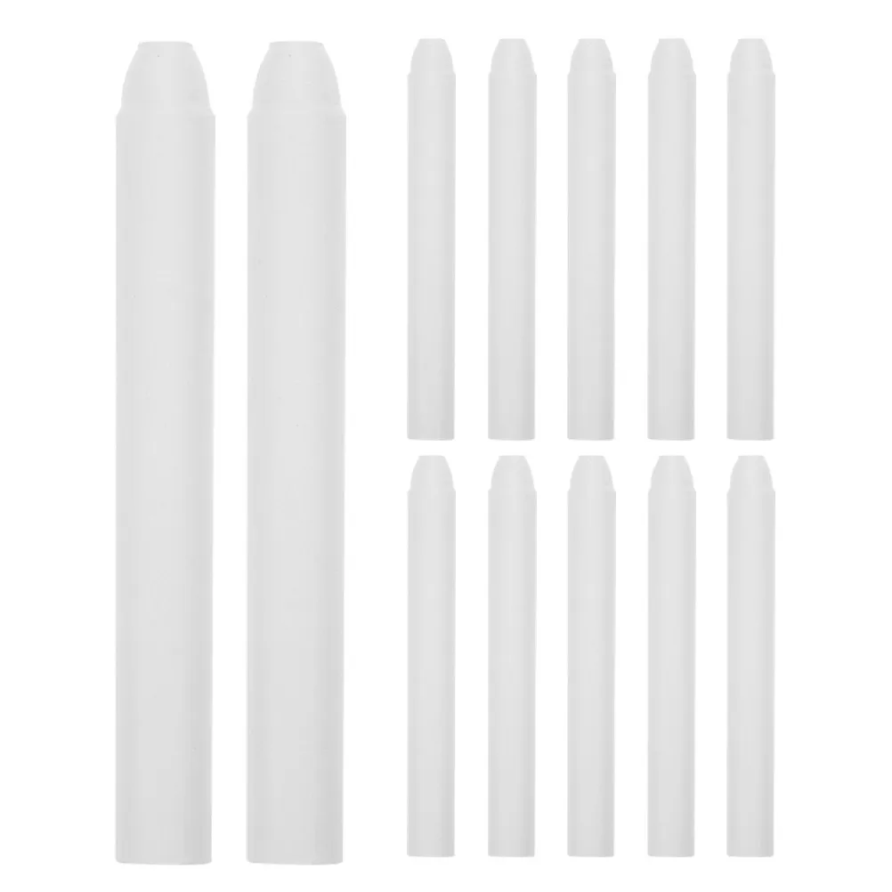 12Pcs 먼지 없는 분필 물에 용해되는 다용도 분필판 보도 바닥 벽 교실 야외 실내 그림 그리기 스케치용