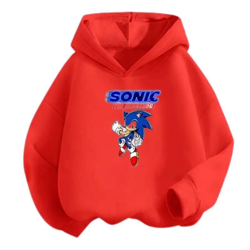 thumbnail image 1 of Sudadera con capucha para niño de 2 a 12 años, ropa de abrigo para niño y niña, ropa de bebé Sonic, tops de primavera 2024, ropa para madres y niños, 1 of 5