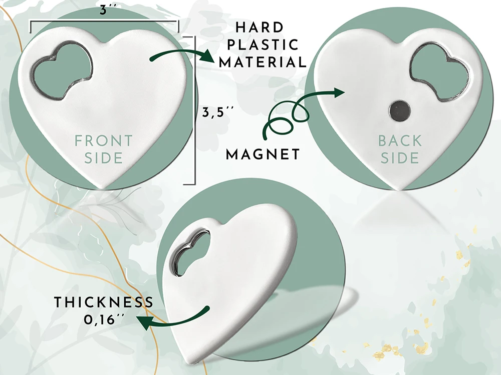Custom 10-30pcs Magnet Bottle Opener Bridal Shower Favors Heart-Shaped Engraved Bottle Opener Wedding Party Souvenir in Bulk 1 S78daa23f800a43a196a6f76c18c01749M
