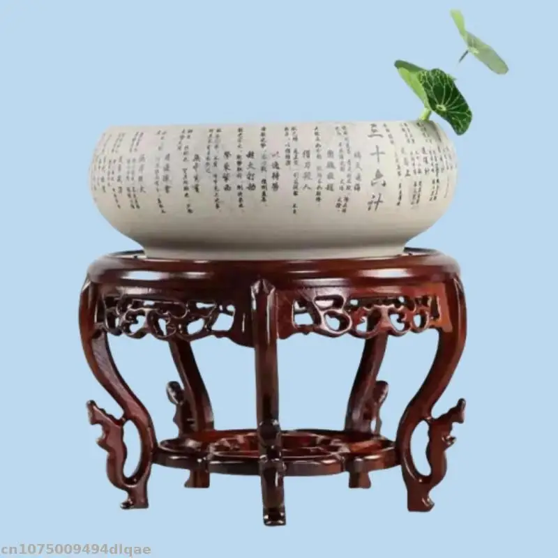 Three High-end Solid Wood Display Racks Miniature Models Sculpture Display Pedestals Home Attic Flower Pots Plant Racks