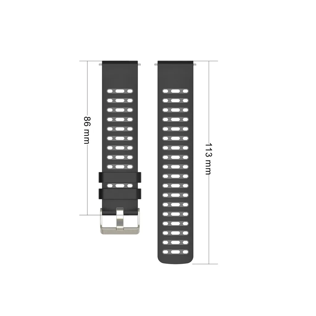 Fashion Sports Silicone Strap, 20mm/22mm Variety