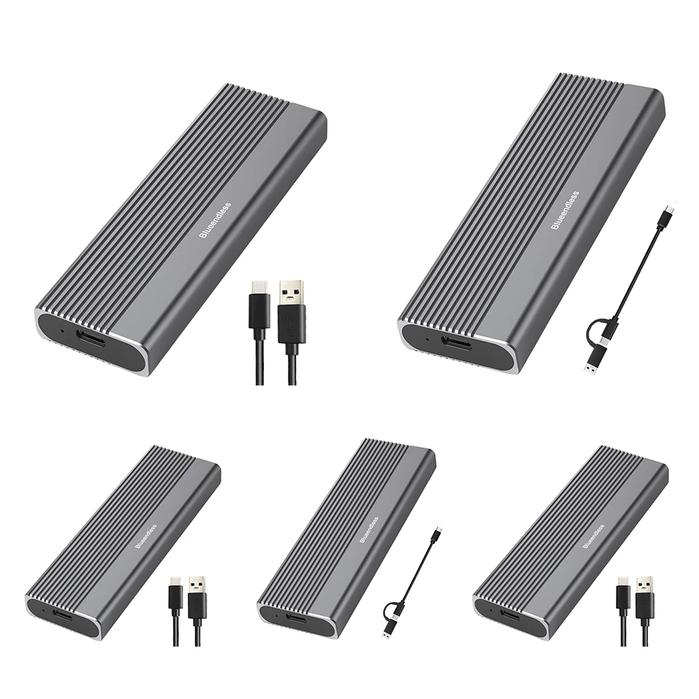 ޴ ϵ ũ ̽ SATA  SSD ̽, M.2 NVMe/NGFF ָ Ʈ ̺ ڽ, CŸ-CŸ-USB A, Gen2, 10Gbps