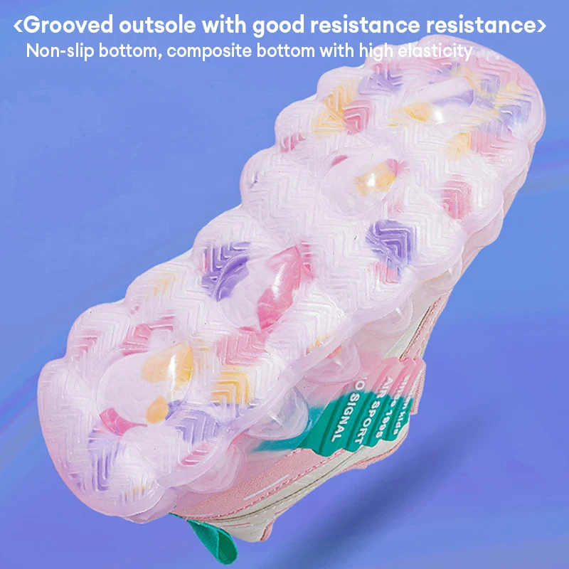 أحذية رياضية كاجوال للفتيات باللون الوردي العصري أ...