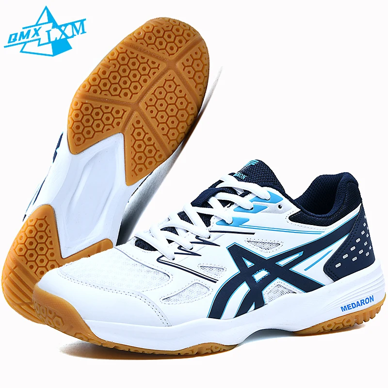 LiXingMing Tennis Shoes Men Women Breathable Badminton Volleyball Shoes Indoor Anti-Slippery Pingpong Training Sneakers Couple